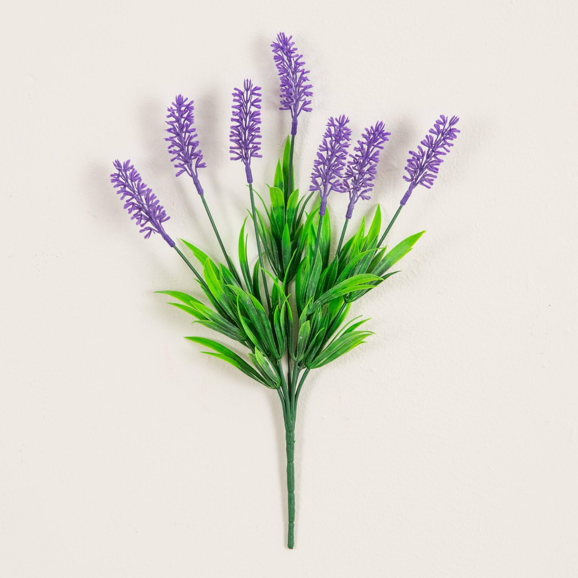 13" UV Resistant Artificial Flowering Mini Lavender Bushes, 12ct.